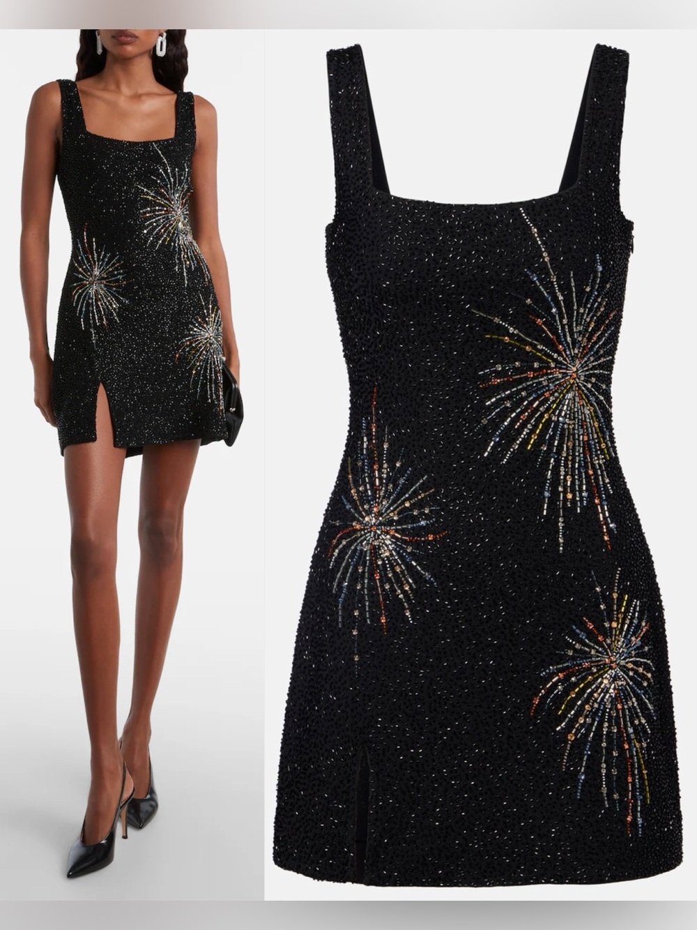 NWT STAUD LE SABLE DRESS FIREWORKS $995 M